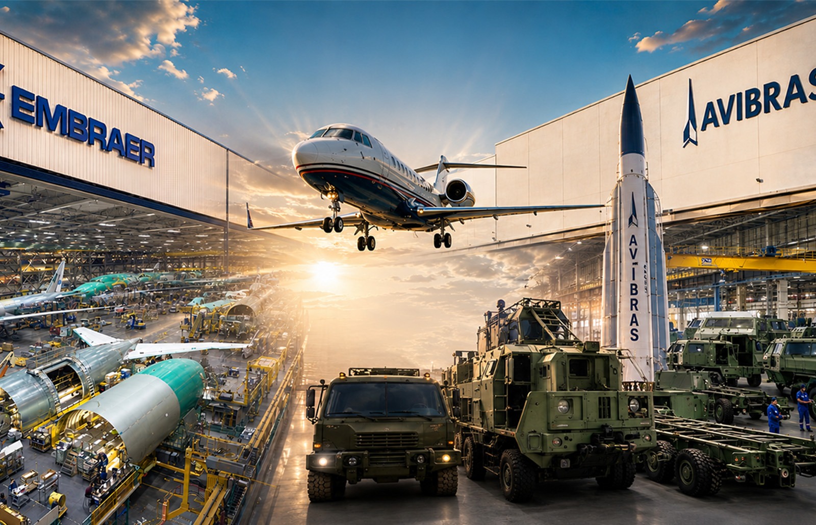 Por que o Brasil não pode abrir mão da Embraer e da Avibras?